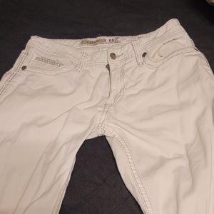 White bke casual khakis